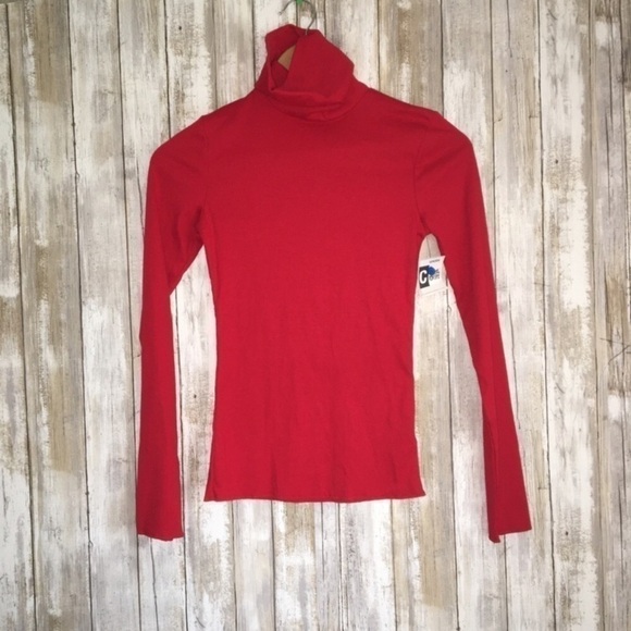 wild fable Tops - Wild Fable Red Turtle Neck Tee